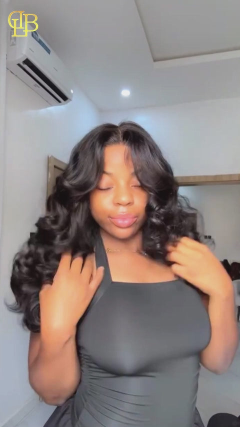 13x4 Glueless Lace Front Human Hair Wig | Loose Deep Wave Wear & Go Wig Pre-Cut & Pre-Plucked